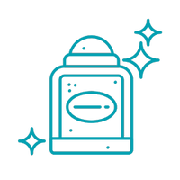 Reapplies deodorant without layering old residue or odor.