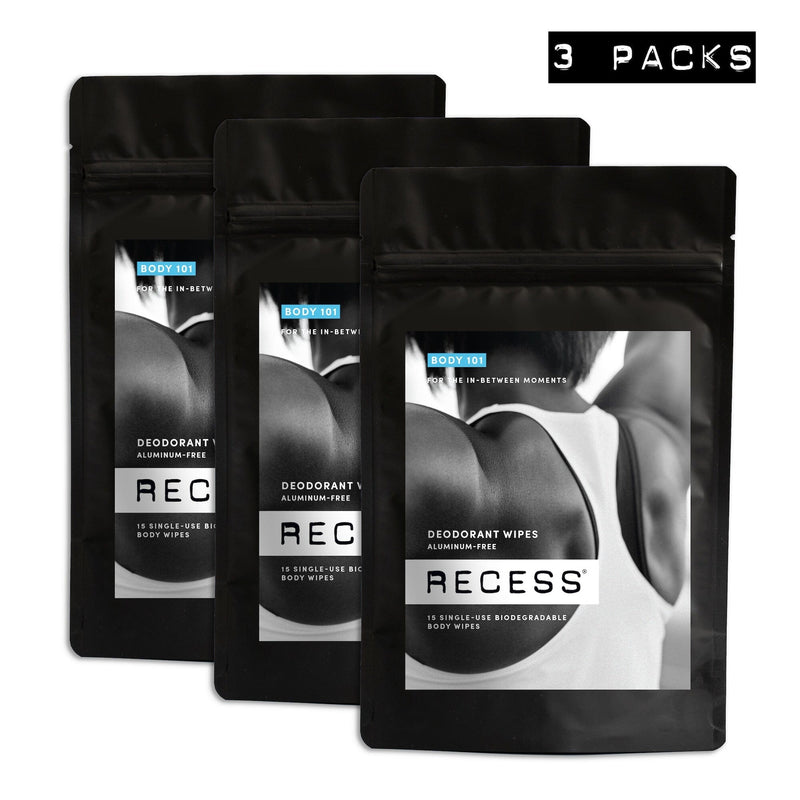 BODY 101: Deodorant Wipes (Pack of 15)