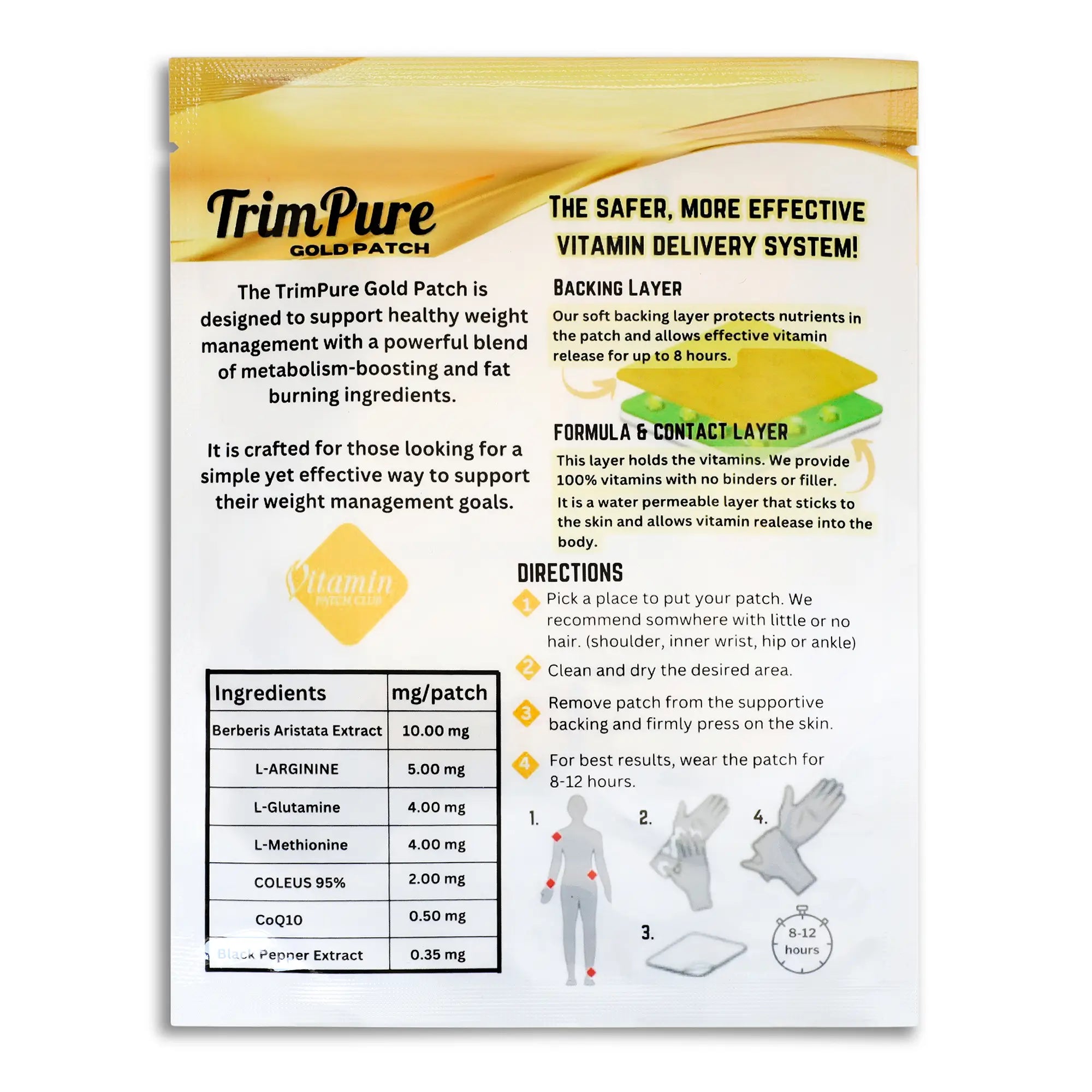 TrimPure Gold Patch