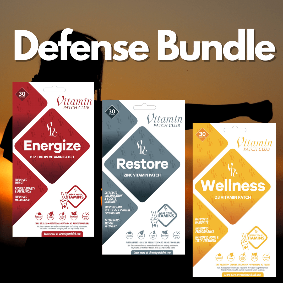 Vitamin Patch Club SUPPLEMENT Defense Bundle